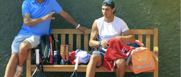 NADAL ENTRENA DE CARA A SU PARTICIPACIÓN EN EL TROFEO DE GODÓ