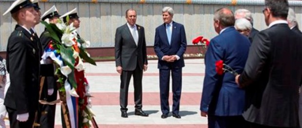 Canciller ruso y Kerry