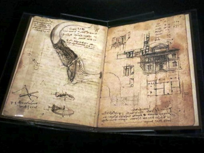 Codice sobre las aves Leonardo