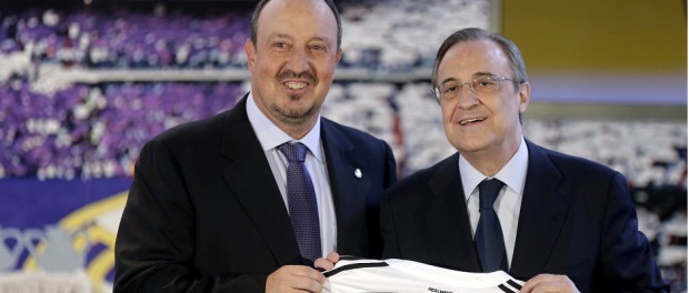 RAFA BENÍTEZ, PRESENTADO EN EL SANTIAGO BERNABÉU