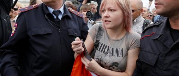 Pro gay detenida Rusia