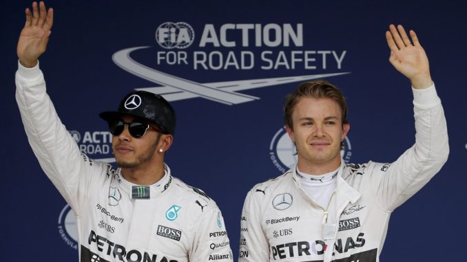 Nico Rosberg, Lewis Hamilton