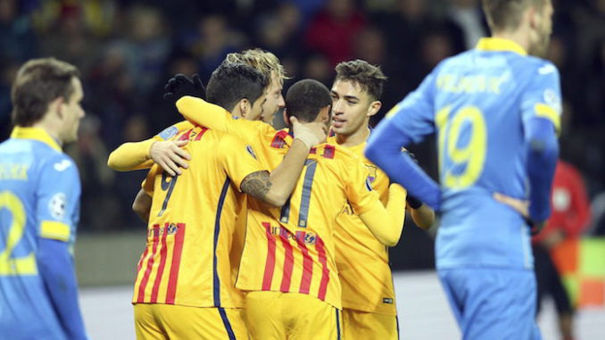 FC BARCELONA VS FC BATE BORISOV