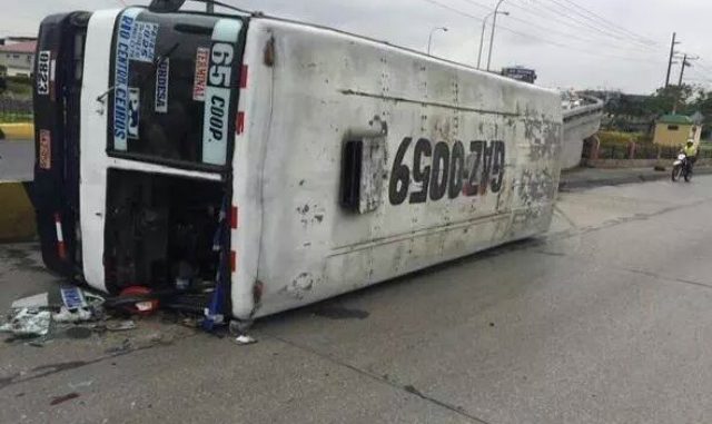 accidente bus gye