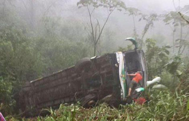 accidente bus la delicia