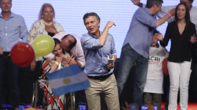MACRI VIRTUAL PRESIDENTE ARGENTINO CON MÁS DEL 60% DEL VOTO ESCRUTADO