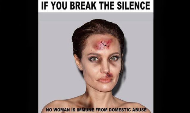 Angelina Jolie violencia mujer arte