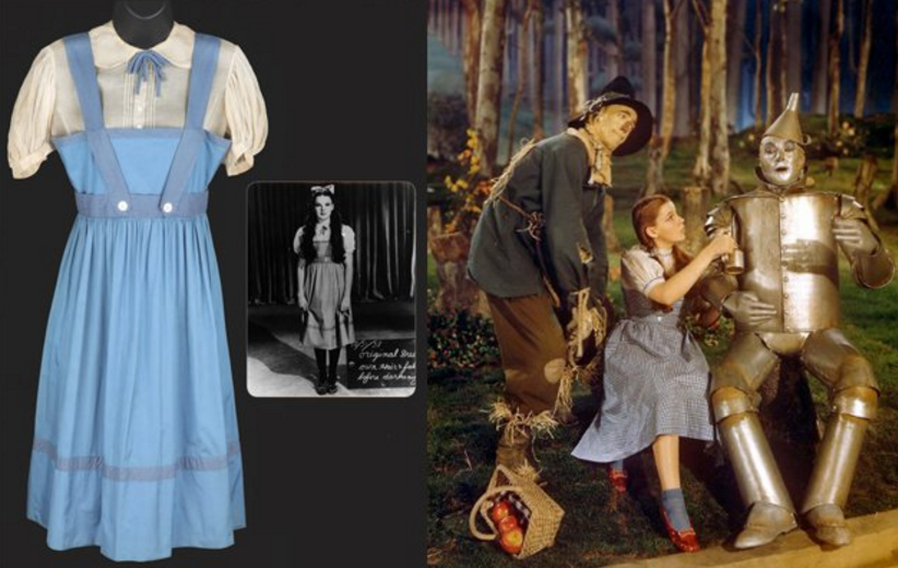 Vestido de Dorothy de "El mago de Oz" saldrá a subasta por un millón dólares