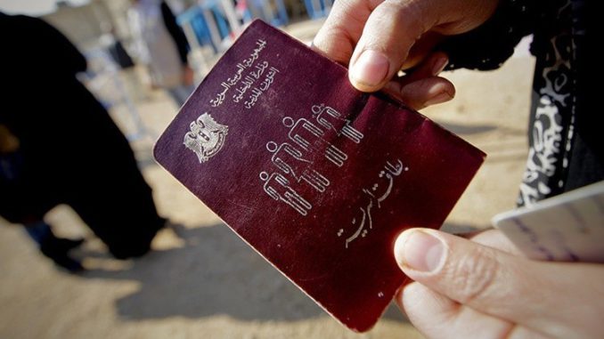 Pasaporte sirio