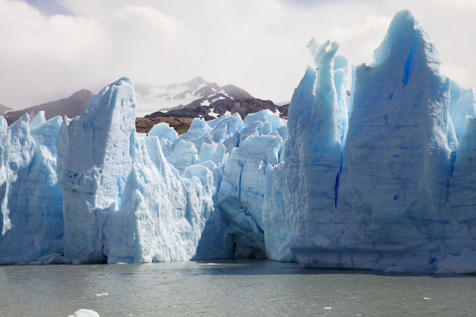 Glaciar Grey ha perdido19 kilómetros cuadrados de hielo en los últimos