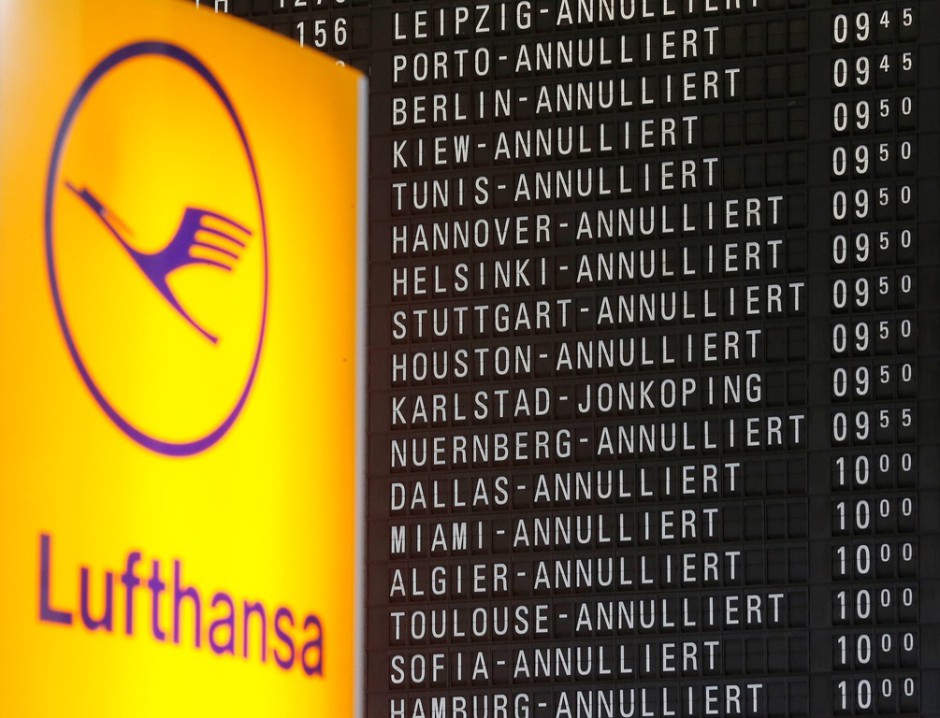 EUR-ECO LUFTHANSA-HUELGA