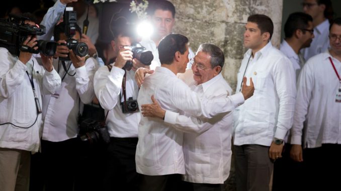MEXICO-CUBA CASTRO
