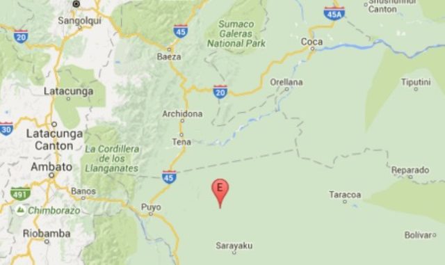sismo pastaza