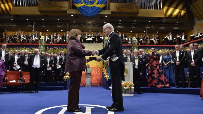CEREMONIA DE ENTREGA DE LOS PREMIOS NOBEL 2015 EN ESTOCOLMO