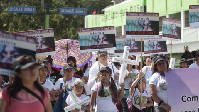 Guatema protesta por violaciones