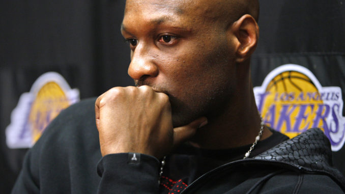 Lakers forward Lamar Odom refelcts on the season while answering questions from reporters about the