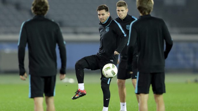 ENTRENAMIENTO DEL FC BARCELONA