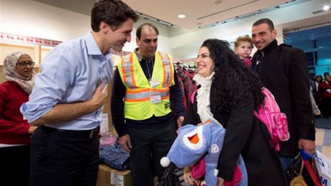 Trudeau refugiados sirios recepcion