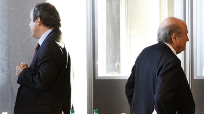 Michel Platini, Sepp Blatter