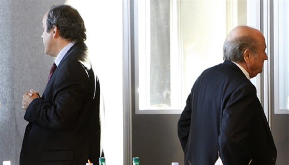 Michel Platini, Sepp Blatter