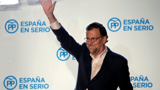 MARIANO RAJOY ANTE SUS SIMPATIZANTES