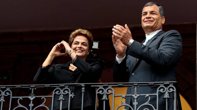 PRESIDENTA ROUSSEFF SE REÚNE CON CORREA EN QUITO