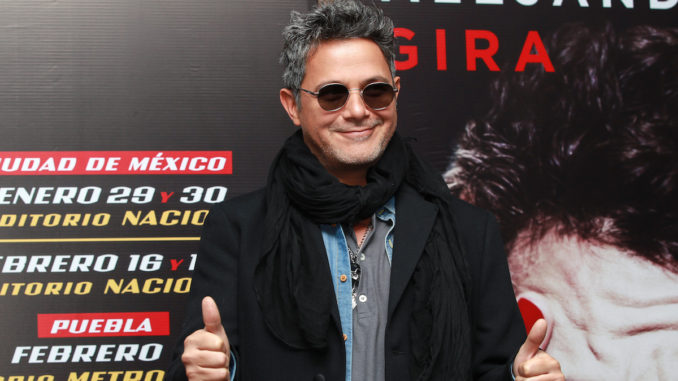 ALEJANDRO SANZ ANUNCIA CONCIERTO EN MÉXICO