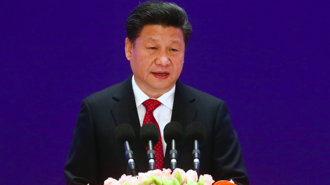 Beijing (China), 16/01/2016.- Chinese President Xi Jinping delivers a speech during the opening ceremony of the Asian Infrastructure Investment Bank (AIIB) at the Diaoyutai Guesthouse in Beijing, China, 16 January 2016. The AIIB has more than 50 member countries and is aimed at financial support for infrastructure projects and other productive sectors. EFE/EPA/ROLEX DELA PENA ALTERNATIVE CROP