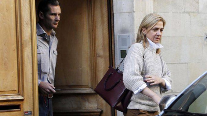 Infanta Cristina y esposo