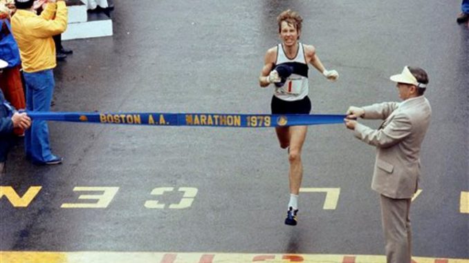 Maratón de Bostón meta