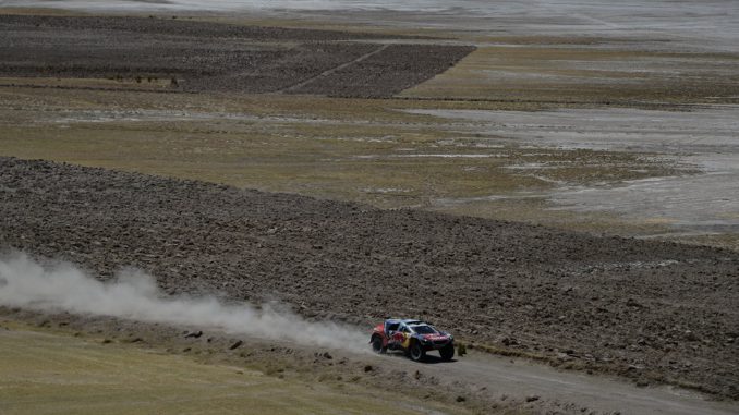 Carlos Sainz and co-driver Lucas Cruz