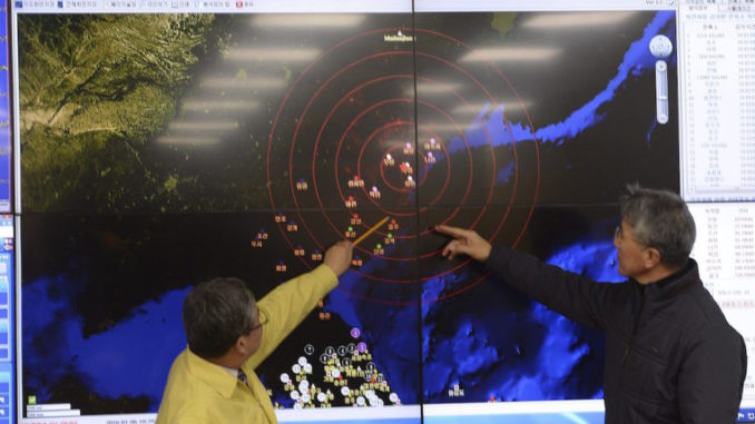 DETECTADA ACTIVIDAD SÍSMICA POR LA PRUEBA NUCLEAR DE COREA DEL NORTE