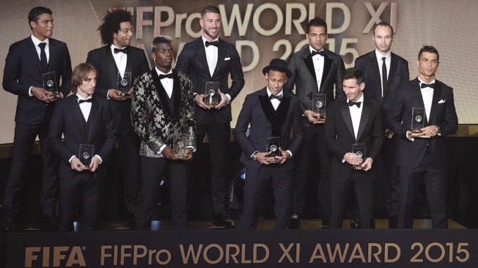 CEREMONIA DE ENTREGA DEL BALÓN DE ORO 2015