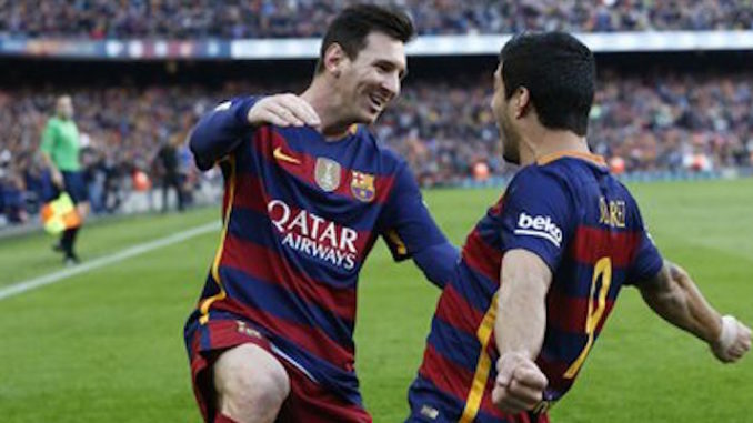 Luis Suarez, Lionel Messi