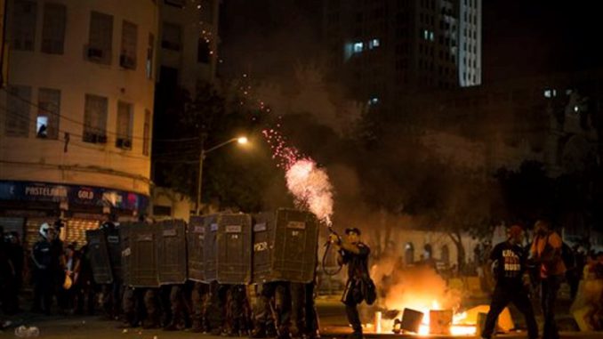 protestas violentas Rio