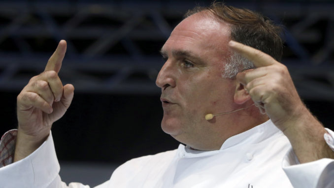 JOSÉ ANDRÉS: VOLVERÍA A HACER LO MISMO CON DONALD TRUMP CIEN VECES