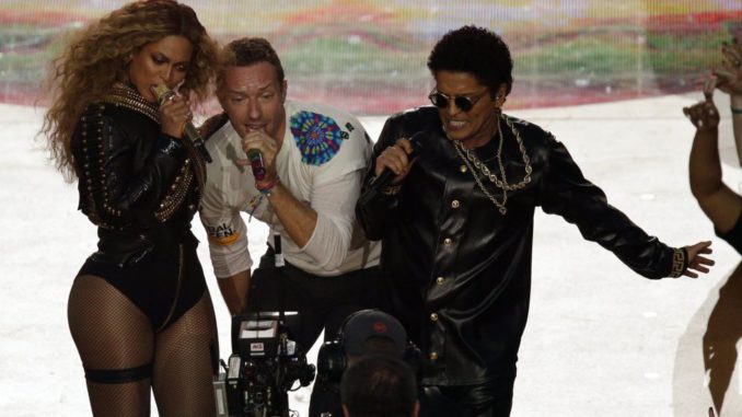 beyonce coldplay mars