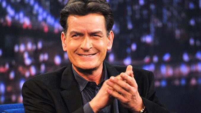 Charlie Sheen rostro