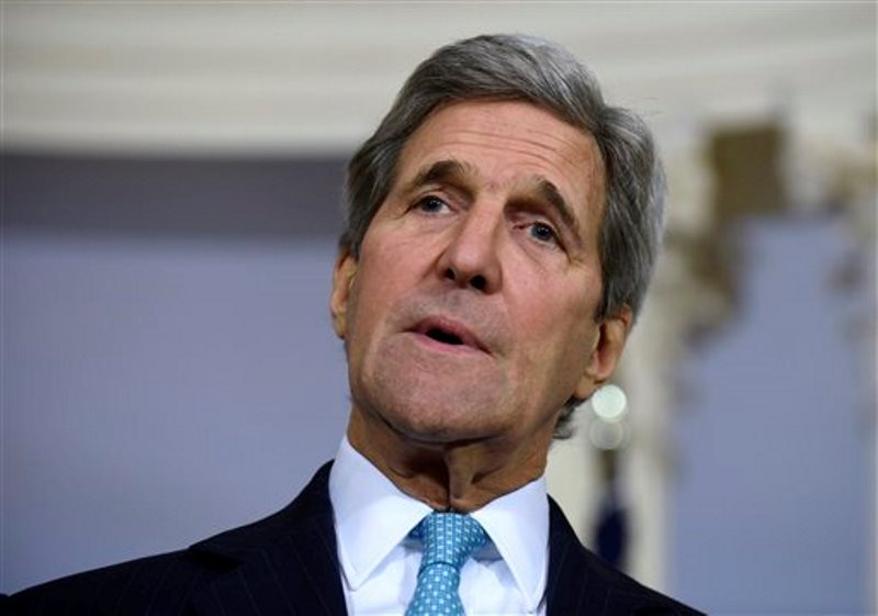 John Kerry corbata azul