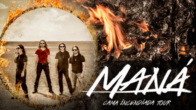 Maná cama en llamas