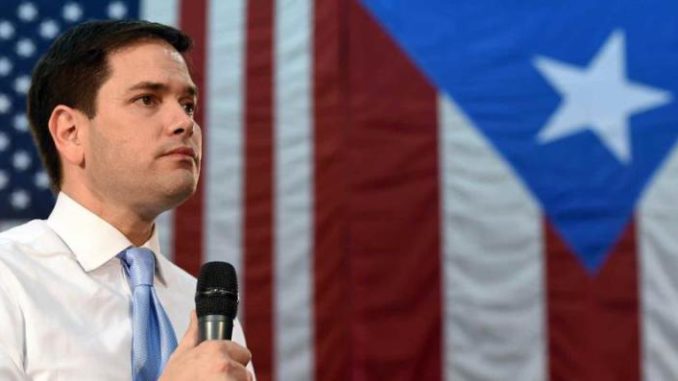 Marco Rubio bandera