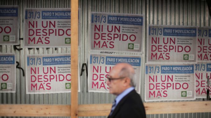 ARGENTINA-SINDICATOS TENSION