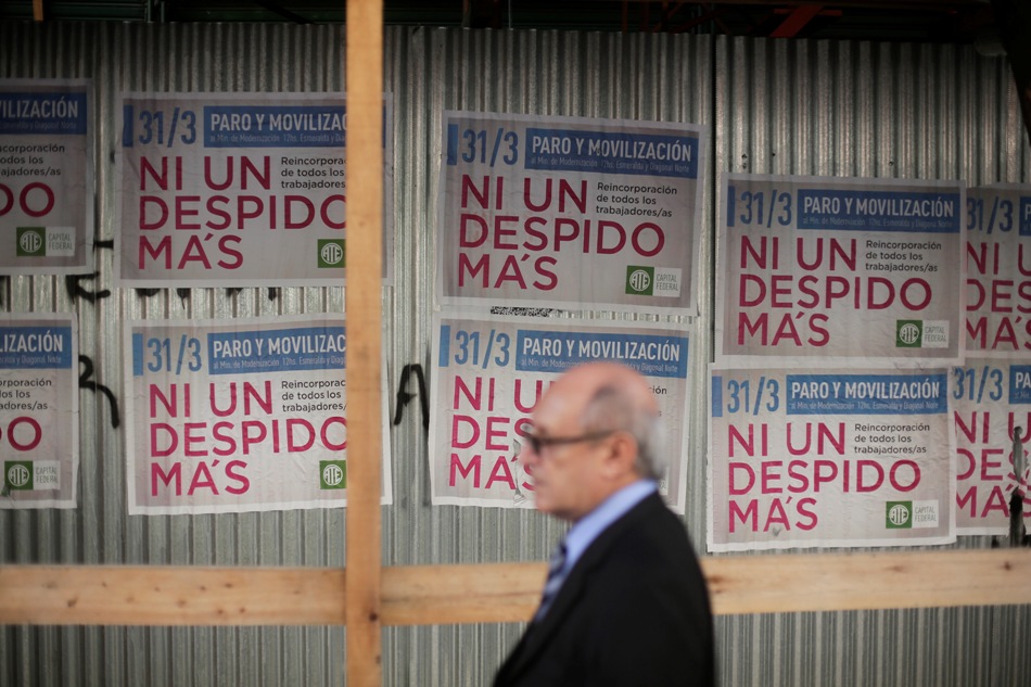 ARGENTINA-SINDICATOS TENSION