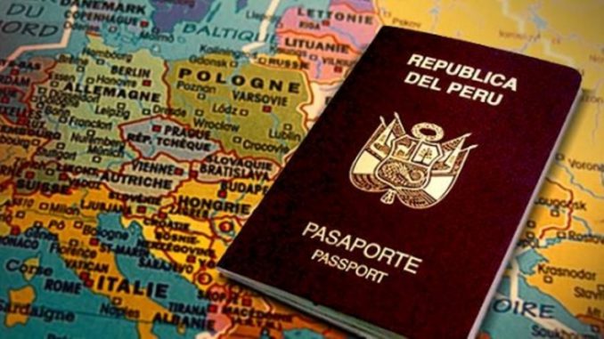pasaporte peru visado Schengen