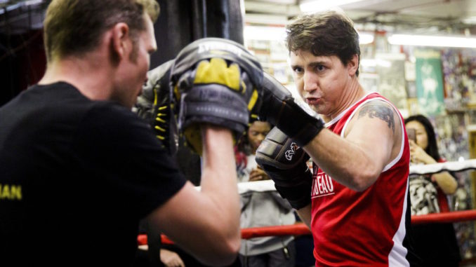 JUSTIN TRUDEAU ENTRENA EN NUEVA YORK