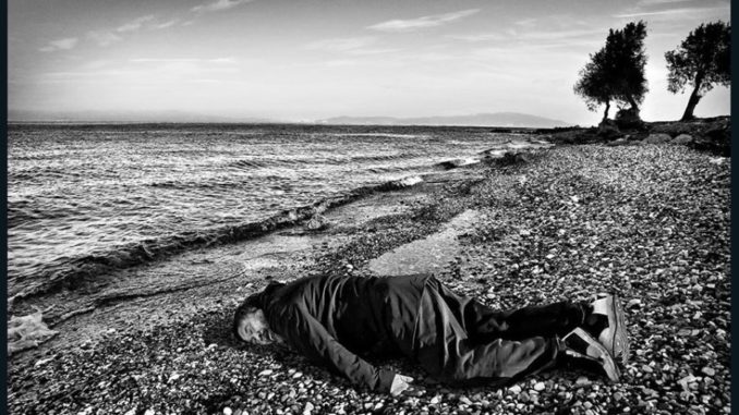 Ai wei wei playa Lesbos