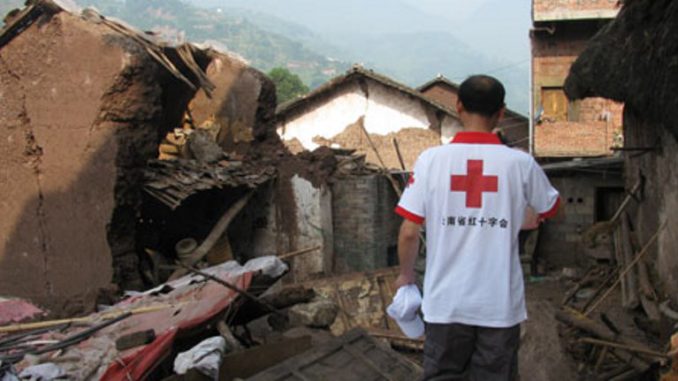 cruz roja china terremoto