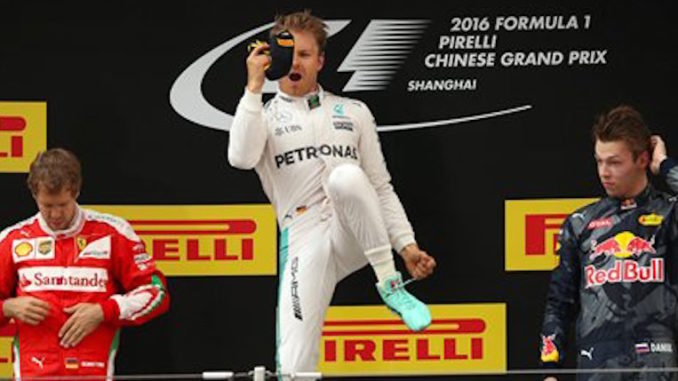 Nico Rosberg, Sebastian Vettel, Daniil Kvyat