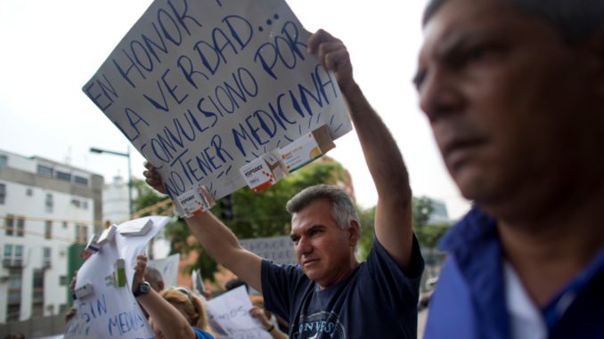 VENEZUELA-PROTESTA MEDICINAS