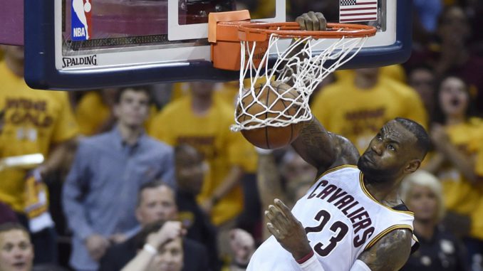 dep bas Raptors Cavaliers